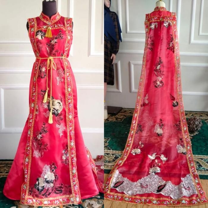 Cheongsam dress China Chinese baju qipao sangjit