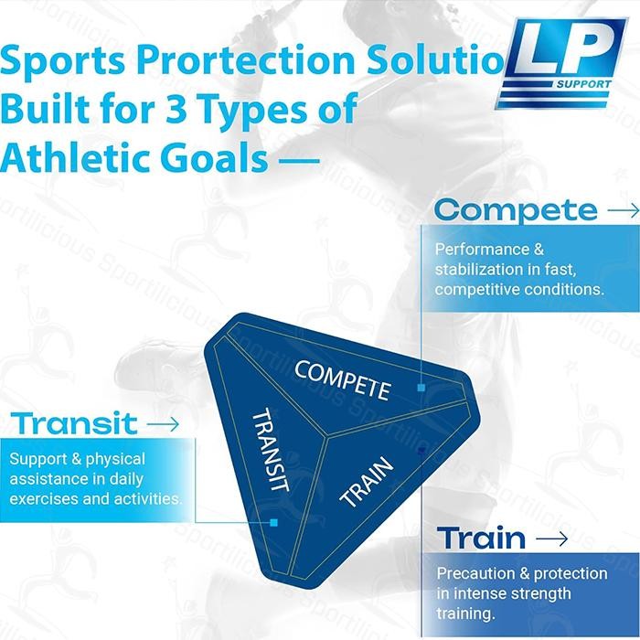 Lp Support Coolprene X Knee Sleeve With Open Patella 708Ca Black Original