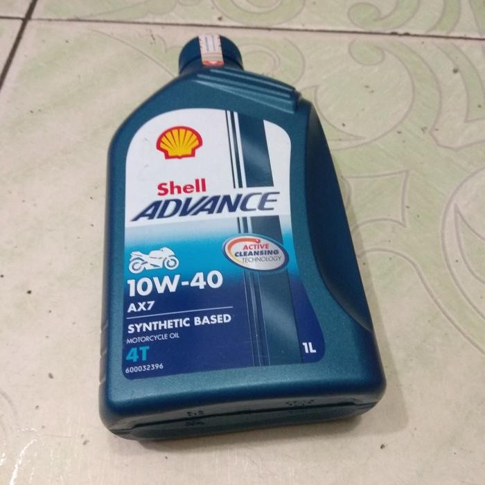 Oli mesin 4T motor mobil Shell Advance net,1 liter AX7 10W-40