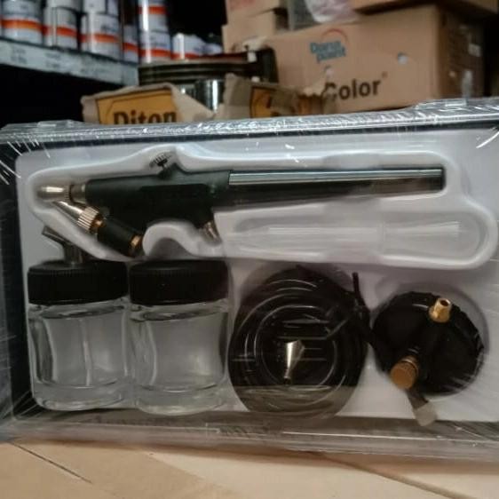 Pen Brush Air Brush Kit Premium Semprotan Cat Lukis Penbrush