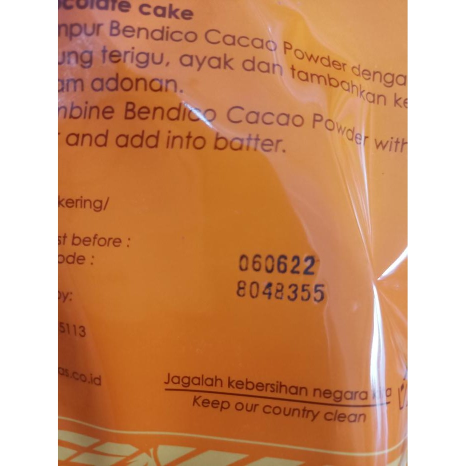 

Bendico Cocoa Powder Xxd - Coklat Bubuk 1Kg