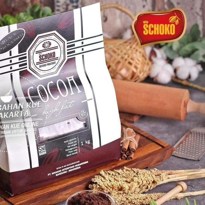 

Schoko - Pure Cocoa Powder Bp 19/21 500Gr High Fat Cokelat Bubuk Murni Kakao Coklat