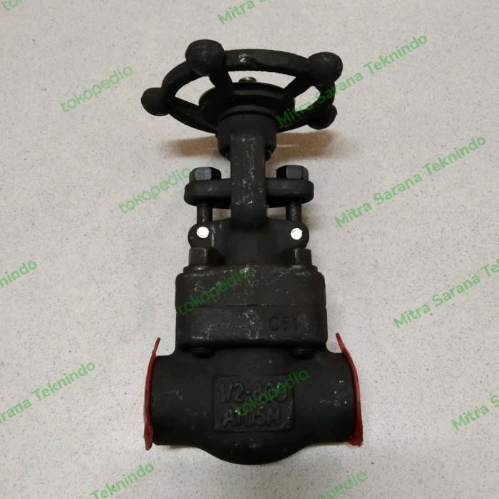 Paling Berkualitas Gate Valve Carbon Steel Socket Weld 1/2" Inch/Gate Valve Class 800 Terlariss 