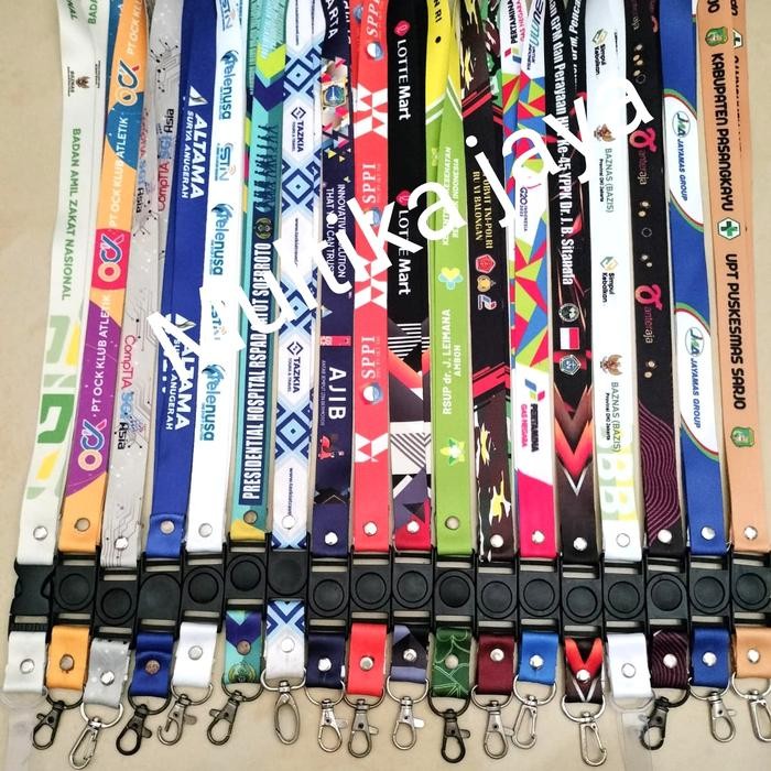 

New Tali id card printing 2cm / lanyard sublim 2 sisi ( full colour)