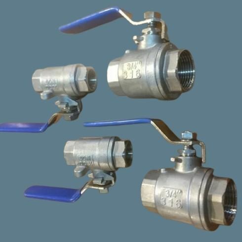 Paling Murah Ball Valve / Stop Kran 2Pc Stainless Steel 304 1 1/4"Inch Ball Ss 304 Terlariss 