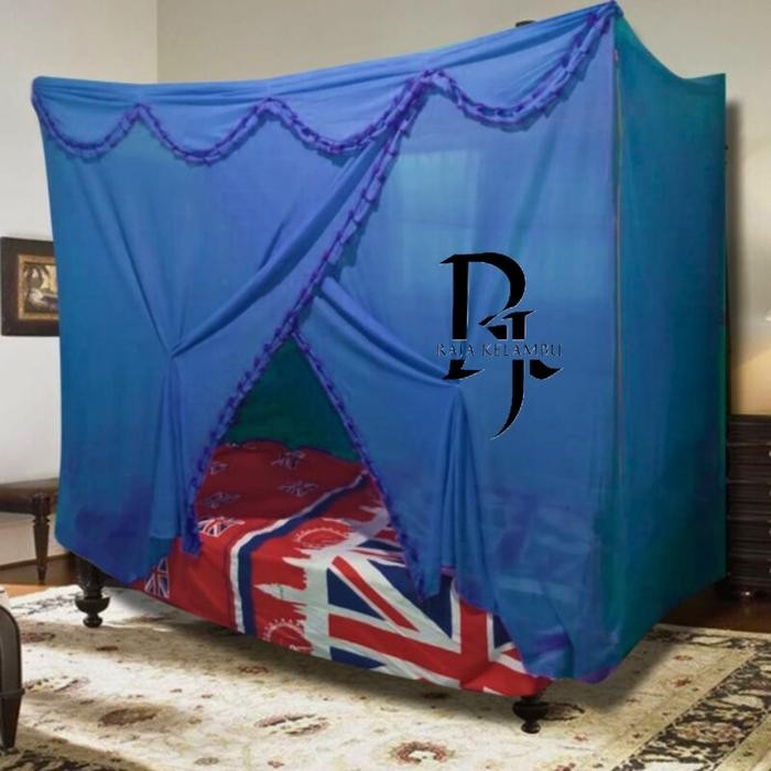 Kelambu Nyamuk tebal kuat premium Kelambu Gantung Tenda Lipat ukuran jumbo