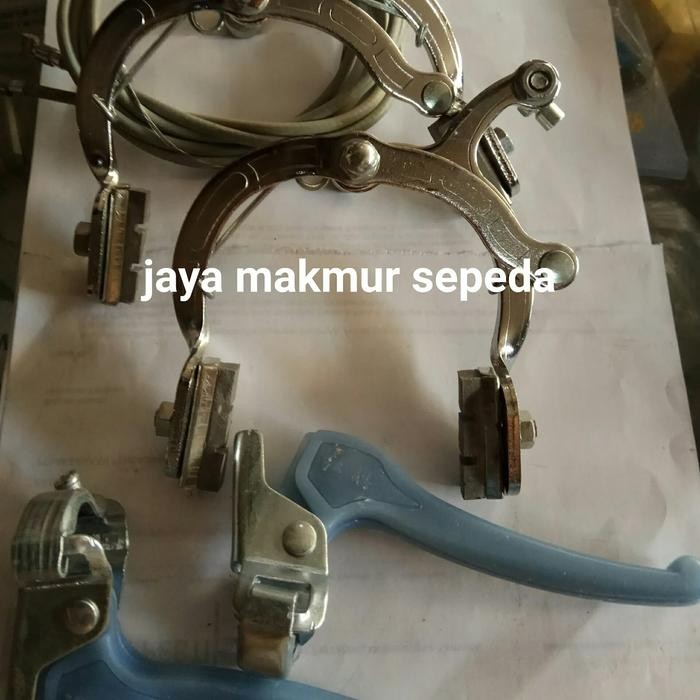Rem sepeda BMX anak rem jepit set chrome