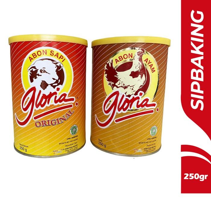 

Baru Abon Sapi & Ayam Gloria 250Gr Kaleng Premium Halal