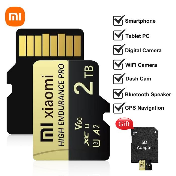 Xiaomi Real Capacity Micro TF SD Cards 512GB 256GB Memory Card High Speed Cartao De Memoria 128GB