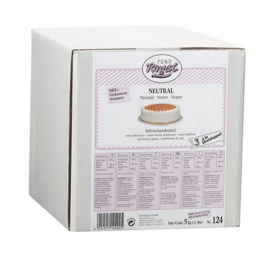 

LEZAT- Dreidoppel Fond Royal Natural Stabilizer Cream White Mousse 100 Gr