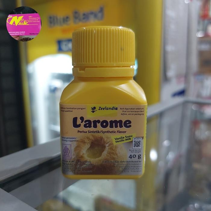 

LEZAT- Larome L'Arome Vanilla Susu Perisa 50 Gram Khusus Gojek Dan Grab