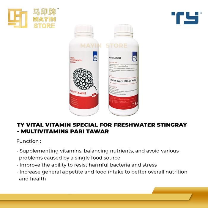 Ty Vital Vitamin Special For Stingray Fresh Water - Multivitamins Ikan Pari Air Tawar
