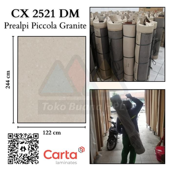 ;&;&;&;&] CARTA HPL CX 2521 DM PREALPI PICCOLA GRANITE GOSEND BANDUNG