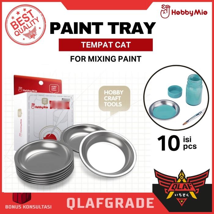 

Paint Tray SET Hobby mio - wadah mixing cat gundam gaia mr hobby lacquer metal