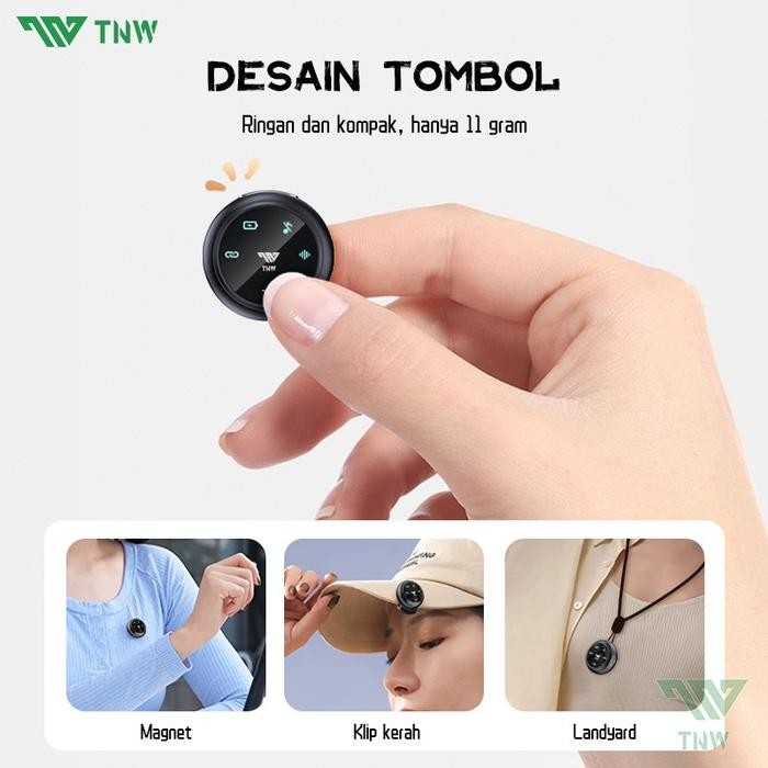 Saramonic Basike - A36 Wireless Microphone 2-In-1 Magnetic Clip On Mic Wireless Lavalier Mikrofon Hp