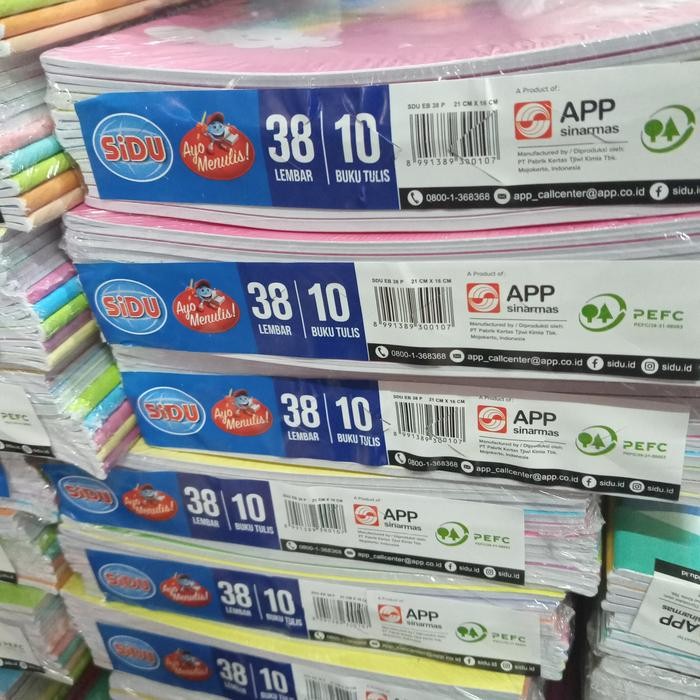 

Buku Tulis Sinar Dunia/Buku Sidu 38 Lembar/Buku Isi 38 Lembar