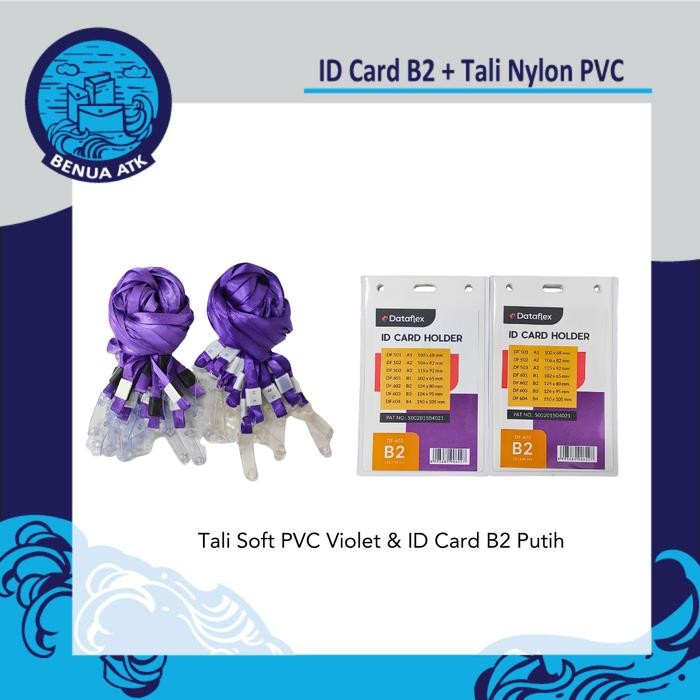 

promo bundling id card b2 + tali nylon soft pvc dataflex [nylksfp]