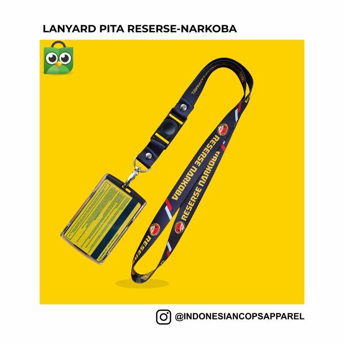 

promo lanyard pita reverse anti narkoba (kalung id card)