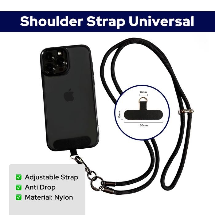 

promo tali lanyard premium selempang hp kalung gantungan strap handphone