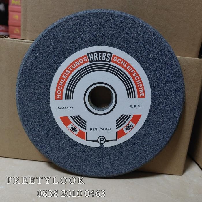 Paling Baik Batu Gerinda Asah Bandsaw 6 Inch Krebs 6 X 1/4 X 3/4" Terlariss 