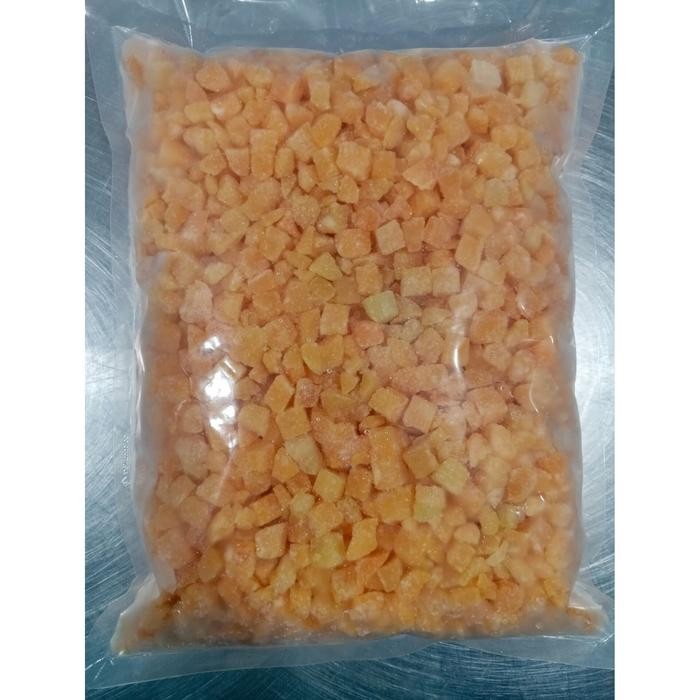 

NATURE- Promo Termurah 500Gr Frozen Yellow Peach Buah Persik Peach Manis