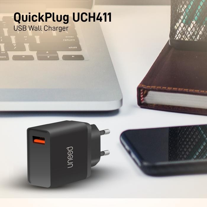Uneed Quickplug Wall Charger Quick Charge 3.0 Max 18Watt Uch411