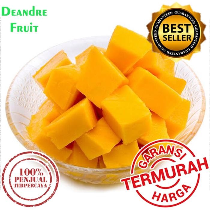 

NATURE- Murah Aja 500Gr Mangga Harum Manis Frozen Mango Buah Harumanis Beku A