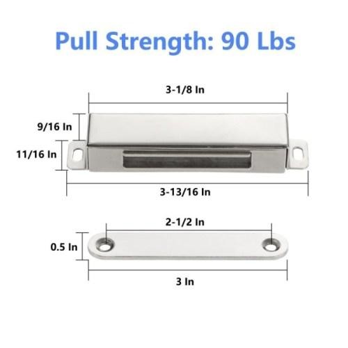 NEW CM MAGNET PINTU LEMARI MAGNET PINTU KAMAR MANDI DOOR CLOSER MAGNET - PERAK