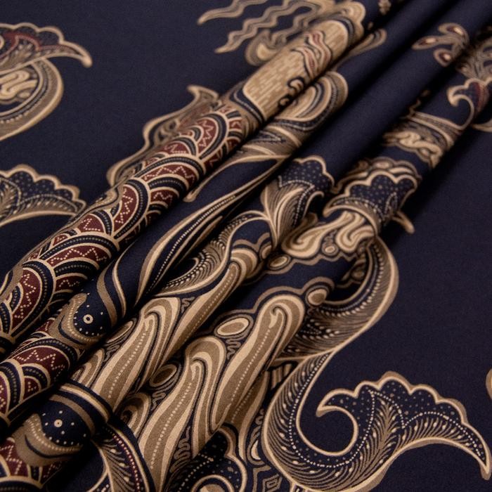 Enzy Batik Kain Batik Ganesha - Black/Brown