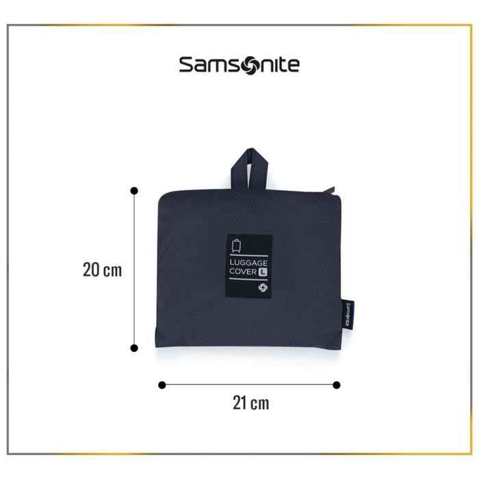 SAMSONITE FOLDABLE LUGGAGE COVER L - GRAPHITE