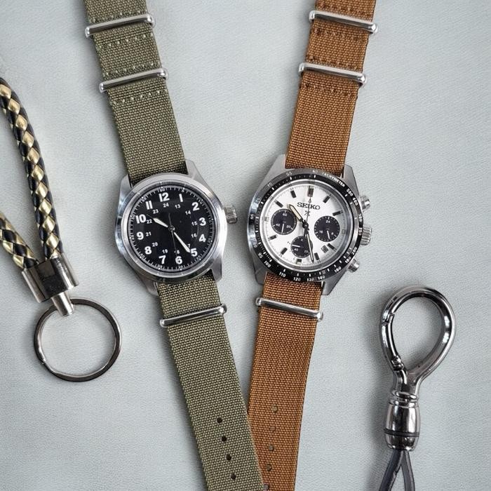 TALI JAM NATO STRAP RIBBED NYLON 18mm 20mm 22mm