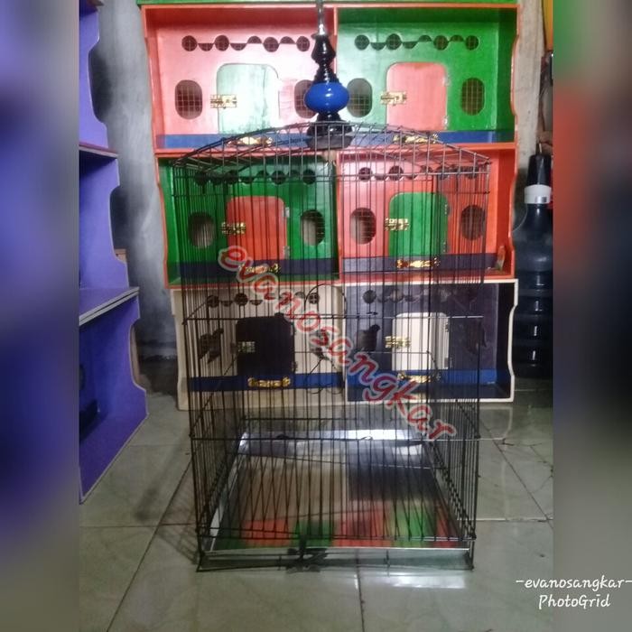 kandang besi kotak gantung