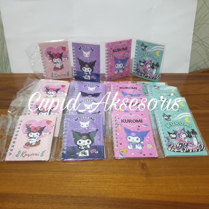 

Melayani Faktur Pajak! Note / Memo / Buku / Catatan Kecil / Mini Book Kertas Bergaris Kuromi
