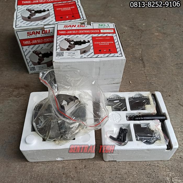 Promo Chuck Bubut 12" 3 Jaw / Claw Bubut 3 Jaw / Catok Kepala Bubut 12 Inch Terlariss 