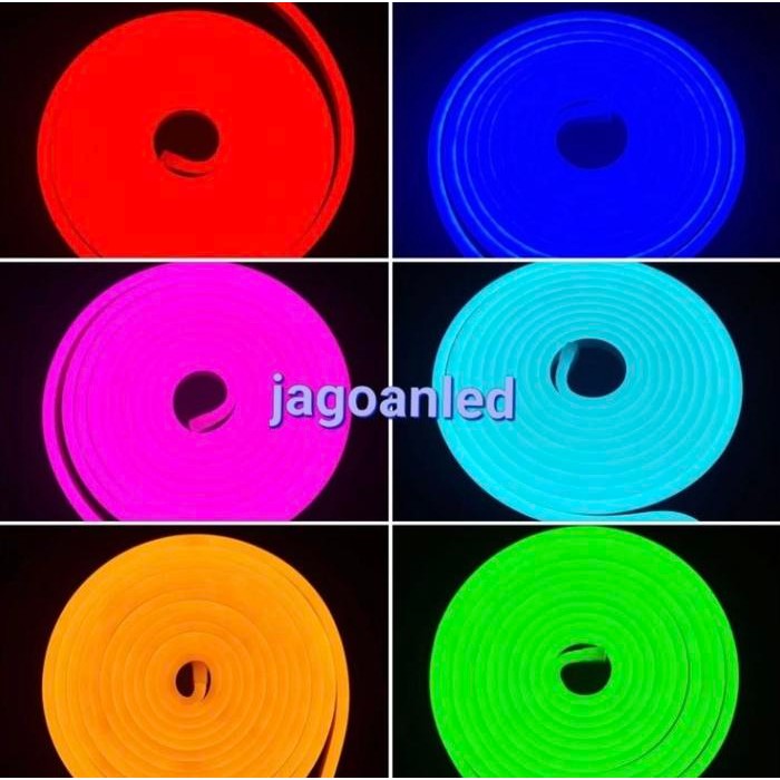Lampu LED Neon Flex 12V LED Flexible Lampu LED Selang Panjang Neon Sign