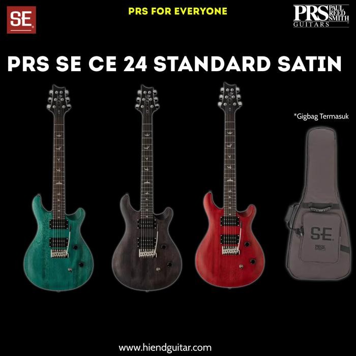 Promo Prs Se Ce24 Standard Satin - Gitar Elektrik Listrik Berkualitas
