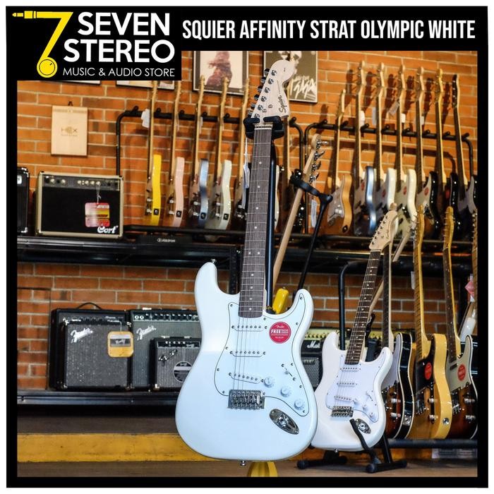 Promo Squier Affinity Stratocaster Olympic White Original