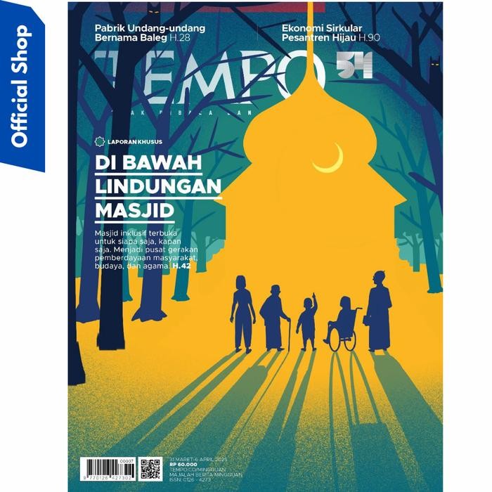 

Majalah Tempo Ed 5407 Dibawah Lindungan Masjid Tanggal 31 Maret 2025