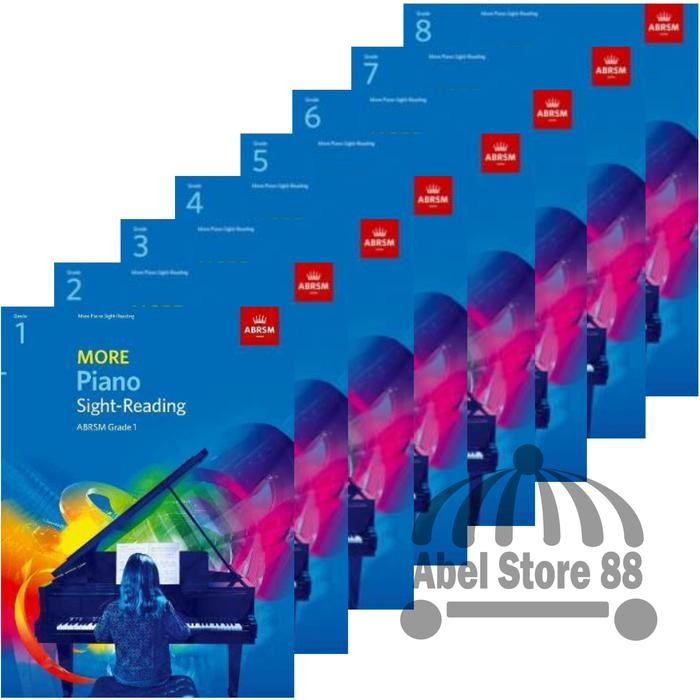 

More Piano Sight Reading Grade 1/2/3/4/5/6/7/8 ABRSM - Buku Piano