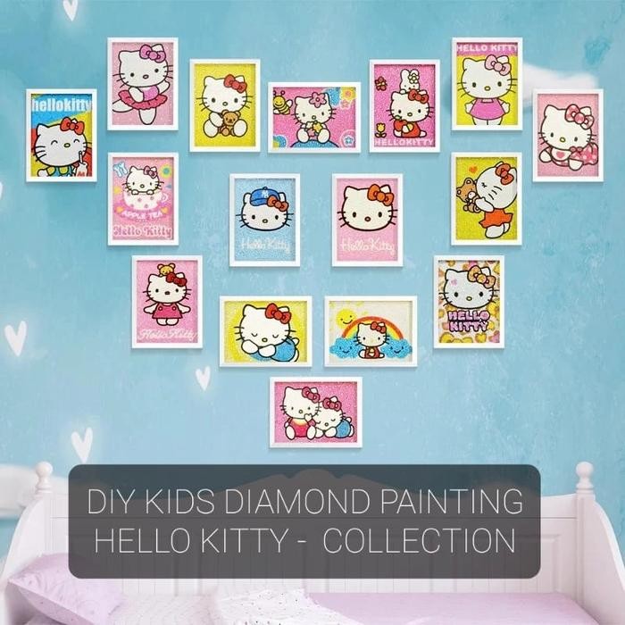 

DIY 5D DIAMOND PAINTING KIDS CRAFT ANAK HELLO KITTY BALERINA