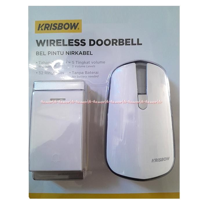 Krisbow Moztec Wireless Door ime 1 Bell Wireless Wireless Door Bell I-click Fence Bell I-Klic iKlic