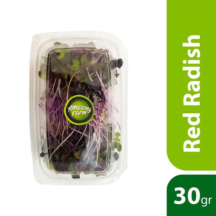 

LUXEHEALTH- Microgreens Red Radish 30 Gram Amazing Farm