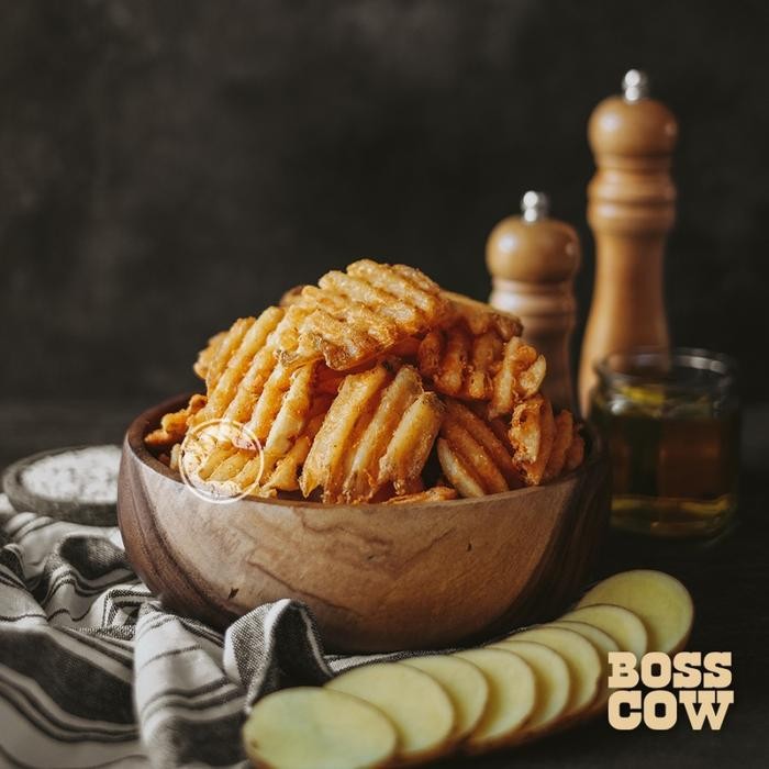 

LUXEHEALTH- Waffle Fries / Kentang Goreng Lamb Weston Import Usa