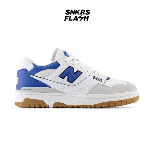 NEW BALANCE 550 V1 WHITE BLUE AGATE Sepatu Sneakers Unisex - BB550ESA - Size 44.5