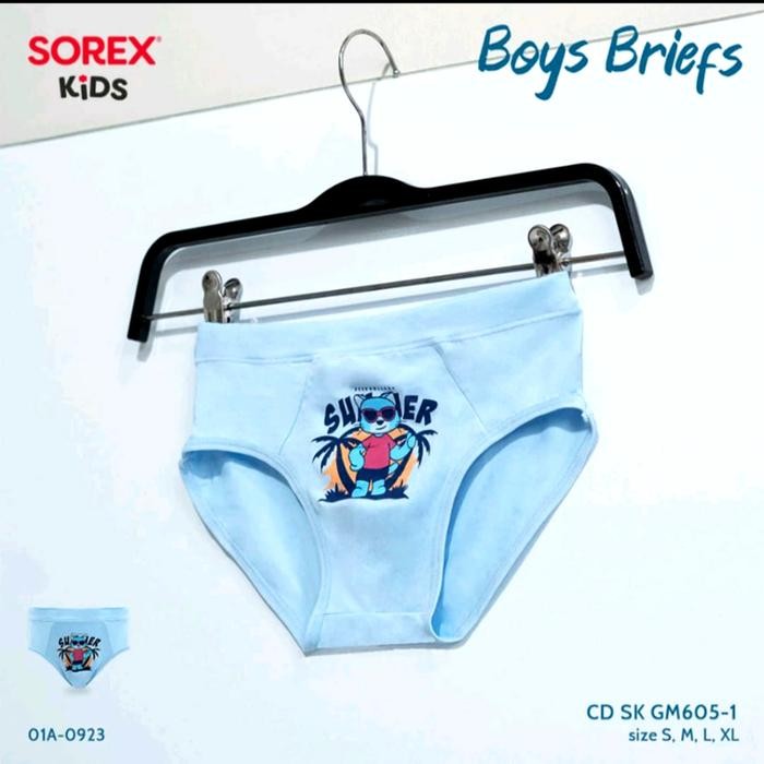 [GROSIR 6PCS]Celana Dalam Anak Cowok/Cd anak cowok sorex/cd anak laki laki/Bahan Lembut dan