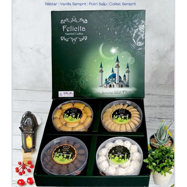 

Hampers Idul Fitri Lebaran Kue Kering Felicita Premium Parsel Gift Bingkisan Free Kartu Ucapan Free