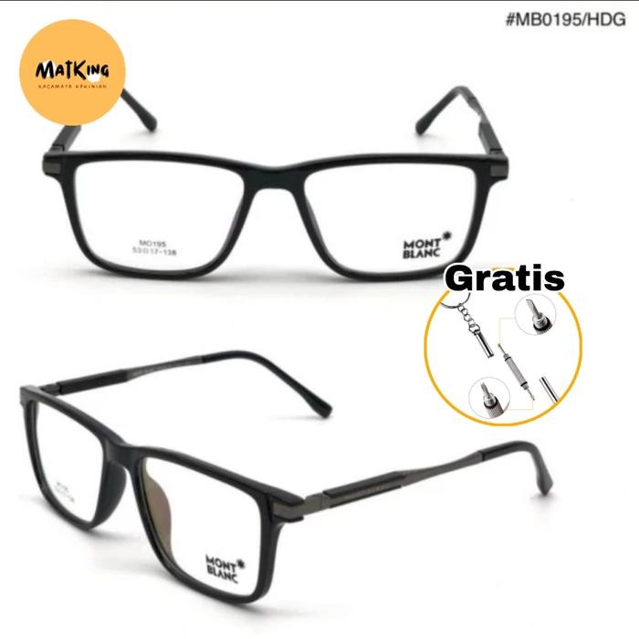 kacamata pria Anti radiasi Minus/Normal/Cylinder Kacamata MB0195