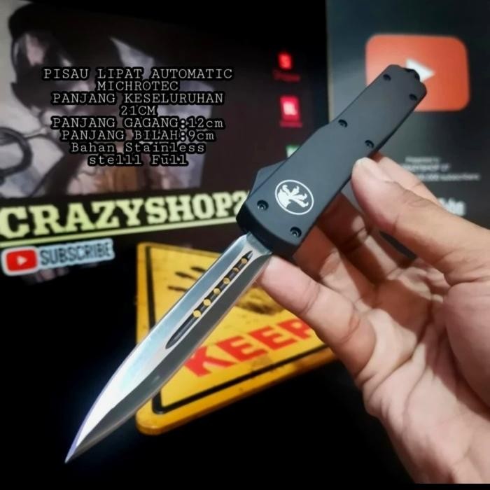 Pisau Survival Edc Microtech Ultratech Scarab / Pisau Survival Automatic Microtech