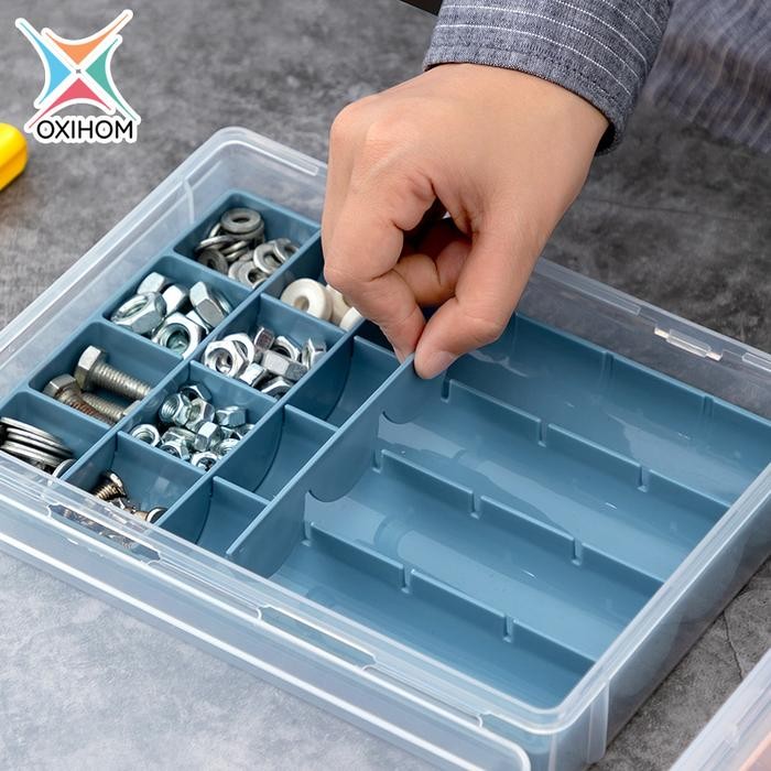 

Oxihom Kotak Perhiasan Kotak Tool Box Perkakas Kotak Penyimpanan