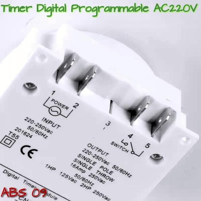 Timer Digital Saklar Otomatis Alat On Off Lampu Listrik Ac220V Ac 220V